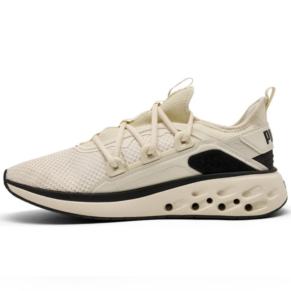 Puma Softride Frequence Street Alpine Snow Black Mens Shoes 311727 04